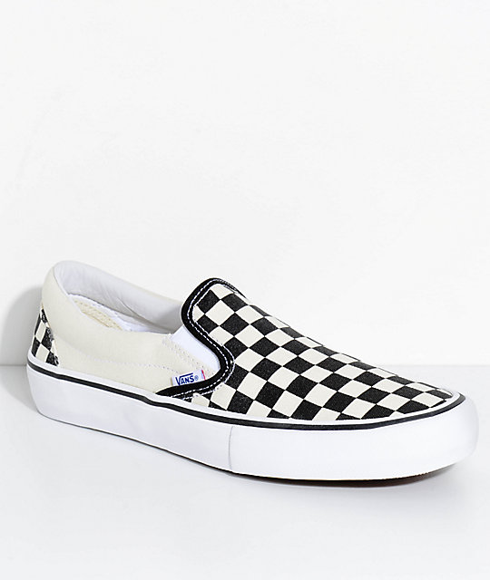 vans black and white checkered shoes