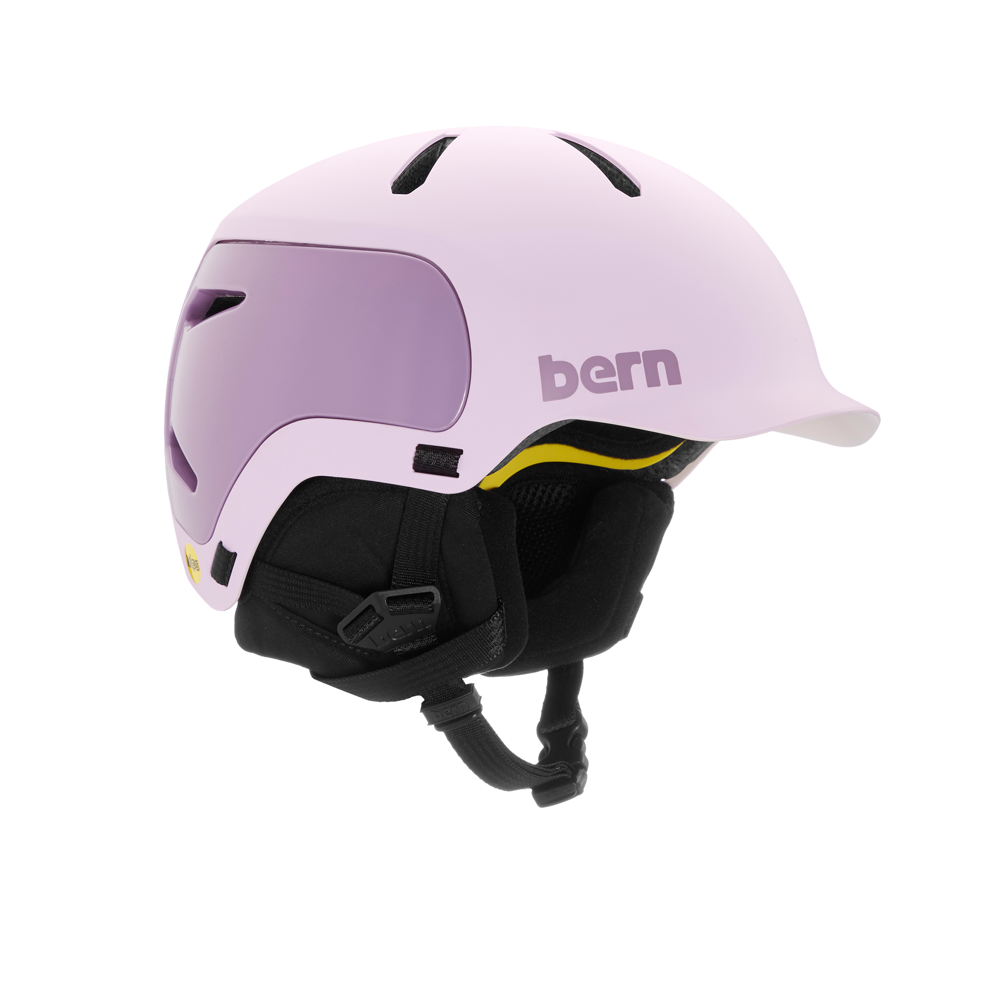 Bern Mens Watts BOA Ski Snow Helmet Matte Grey 