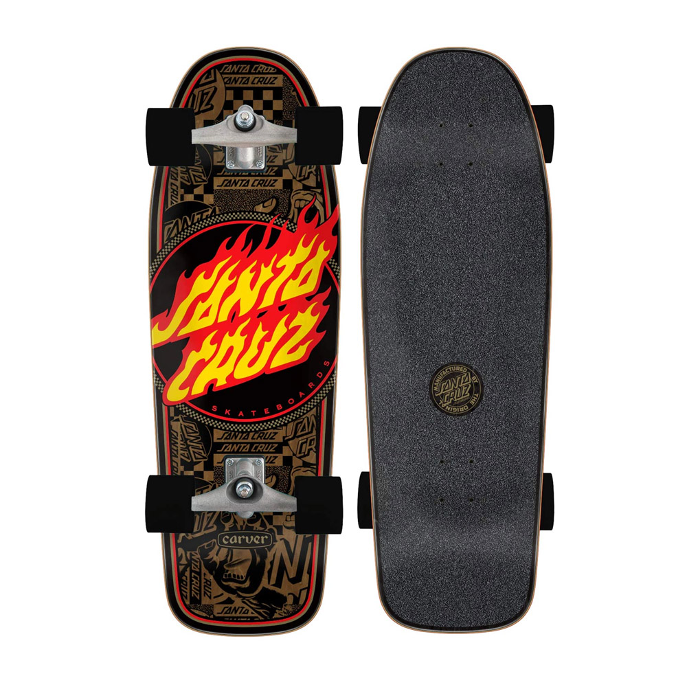 SC Flame Dot Surf Skate 9.8